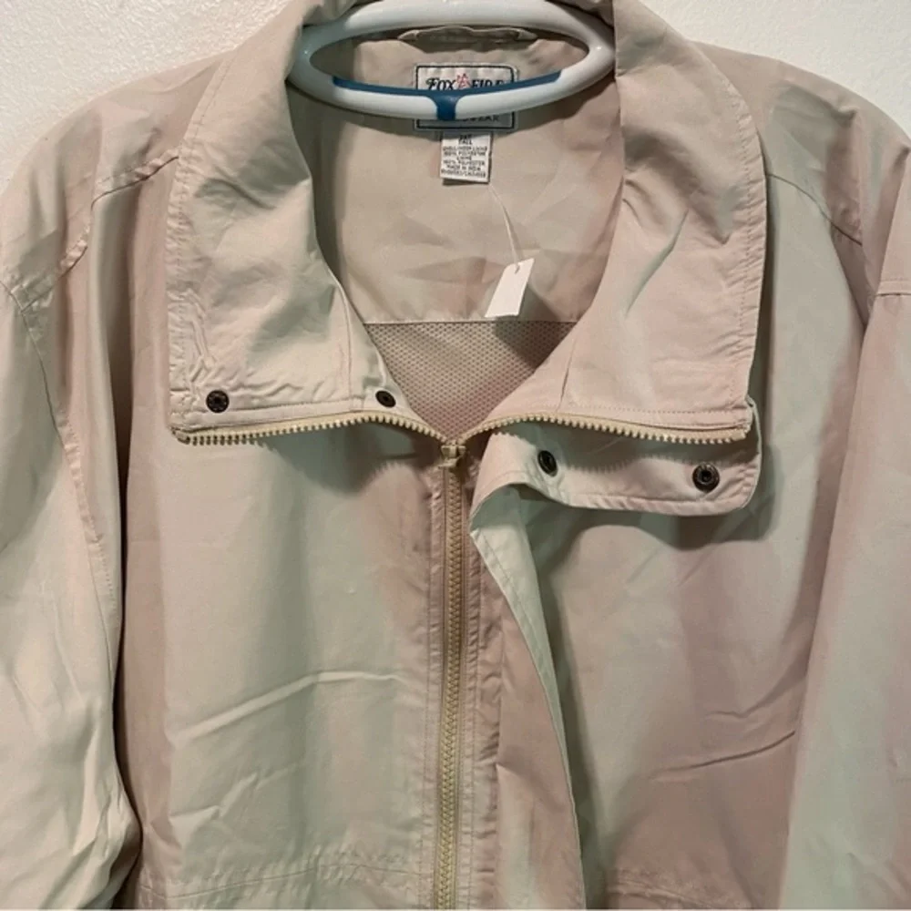 Fox Fire SportsWear Jacket Mens 2XT Tall Water Resistant Full Zip‎ Pockets New